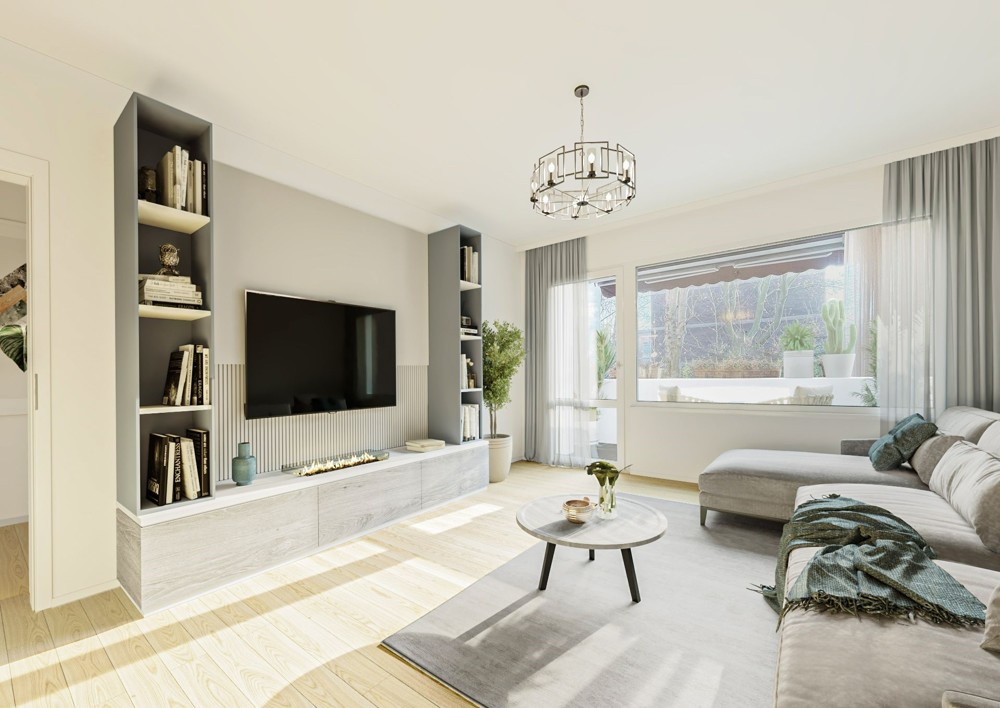 Gepflegte zwei-Zimmer-Erdgeschosswohnung mit Balkon und Garage in Dortmund-Scharnhorst!